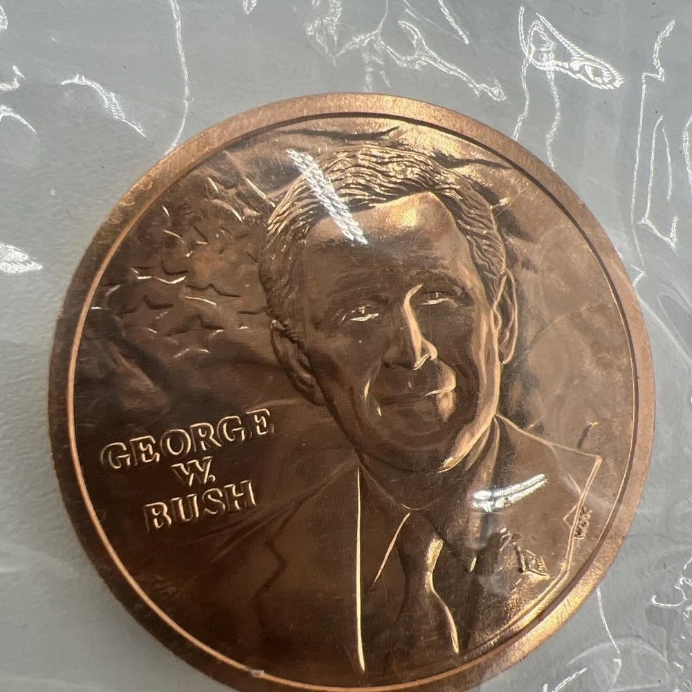 George W. Bush 2001 Inauguration Bronze Medal- 9/11 Quote-Sealed CollectibleCoin
